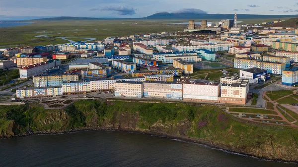 Vue des quartiers résidentiels de la ville d'Anadyr . — Photo