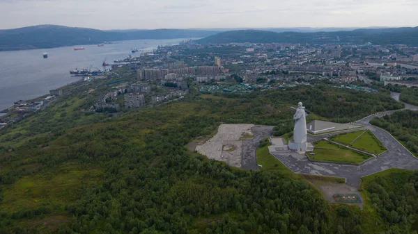 Murmansk, Rusya - 18 Ağustos 2019: İkinci Dünya Savaşı sırasında 