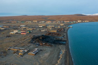 Lavrentiya yerleşiminin en üst görüşü.