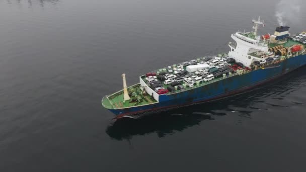Vladivostok Rusko Prosince 2019 Loď Sun Rio Typ Cargo Loď — Stock video