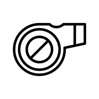 Taslak biçiminde simge ıslığı. Vektör illüstrasyonu ve düzenlenebilir 