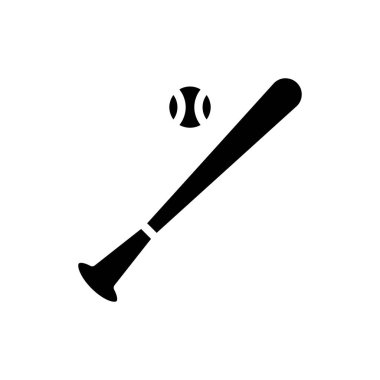 Kabartma şeklinde ikon beyzbol. Vektör illüstrasyonu ve düzenlenebilir s