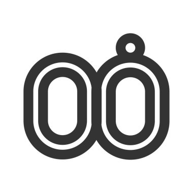 Taslak şeklinde simge madalyonu. Vektör illüstrasyonu ve düzenlenebilir s