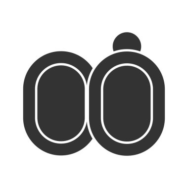 Kabartma şeklinde ikon madalyon. Vektör illüstrasyonu ve düzenlenebilir str