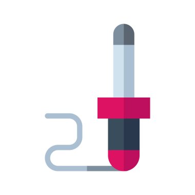 Simge ses krikoyu düz stil. Vektör illüstrasyonu ve düzenlenebilir 