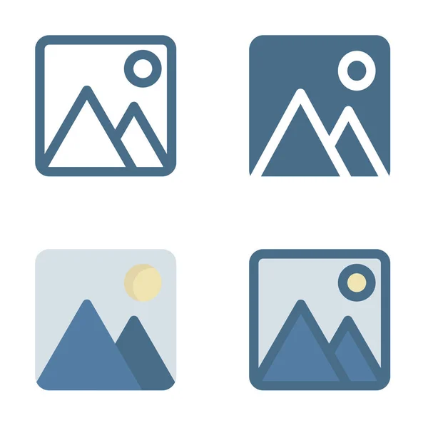 Bildsymbol Isoliert Auf Weißem Hintergrund Für Ihre Website Design Logo — Stockvektor