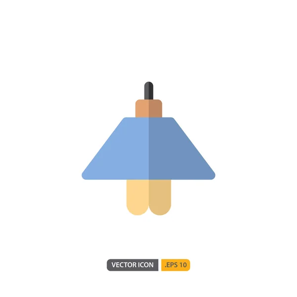 Lampensymbol Isoliert Auf Weißem Hintergrund Für Ihre Website Design Logo — Stockvektor
