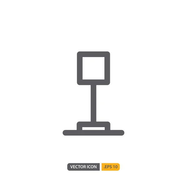 Светильник Белом Фоне Дизайна Вашего Сайта Логотипа Приложения Пользовательского Интерфейса — стоковый вектор