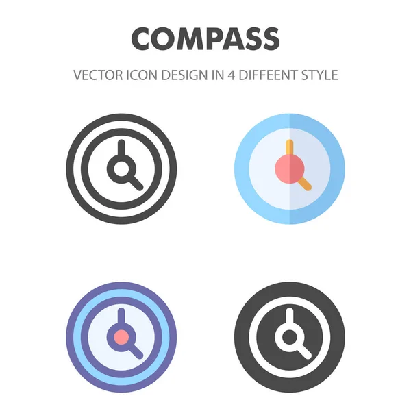 Kompass Symbol Für Ihr Websitedesign Logo App Vektorgrafik Illustration Und — Stockvektor