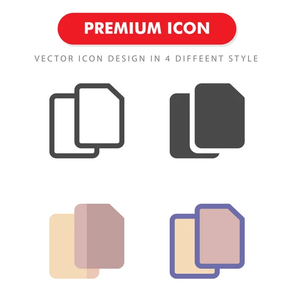 Dokument Icon Pack Isoliert Auf Weißem Hintergrund Für Ihr Websitedesign — Stockvektor