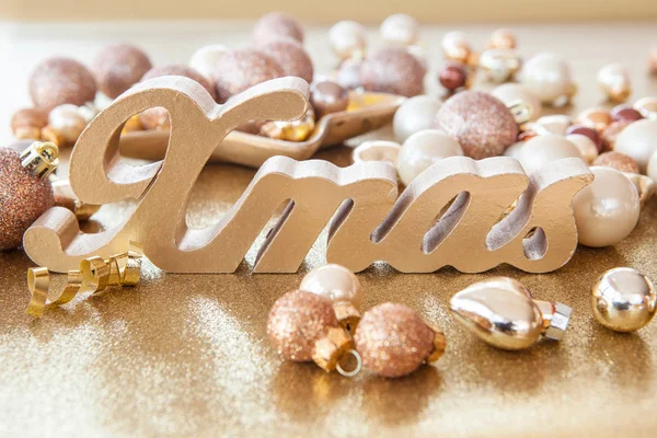 Festive Christmas decorations — Stock Photo, Image