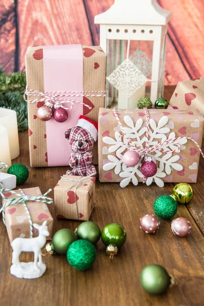 Pequeños regalos de Navidad — Foto de Stock