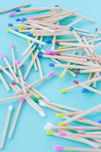 Colorful wooden matches — Stock Photo, Image