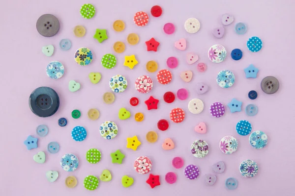 Variety of colorful buttons — Stock Photo, Image