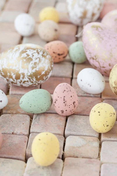 Pastelowe jajka wielkanocne — Zdjęcie stockowe