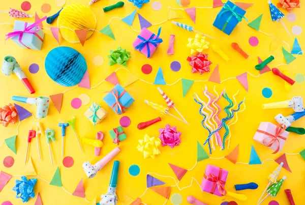 Material de festa colorido — Fotografia de Stock