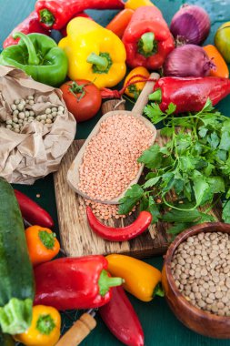 Taze sebze ve baklagiller