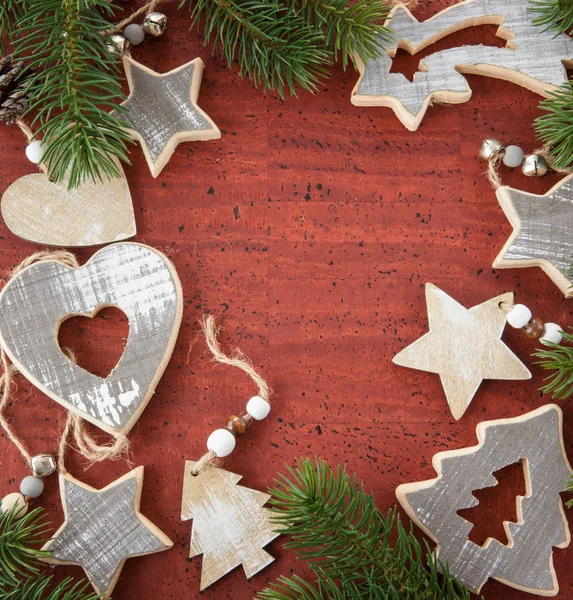 Rustic christmas background