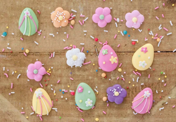 Suiker decoraties voor Pasen — Stockfoto