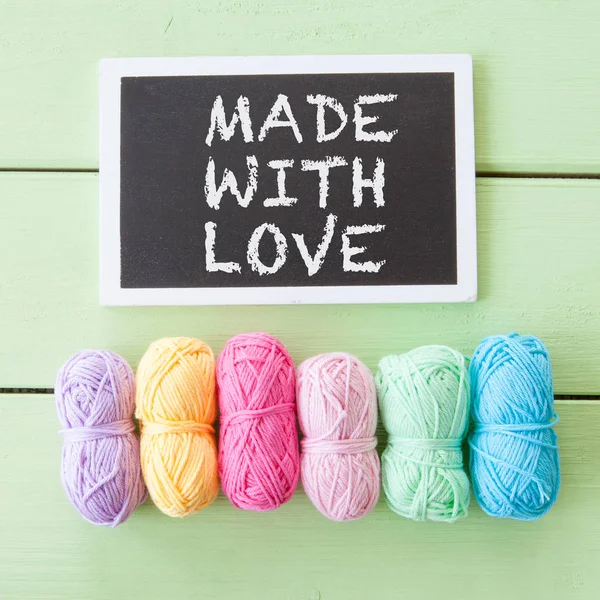 Barevných přízí pro pletení — Stock fotografie
