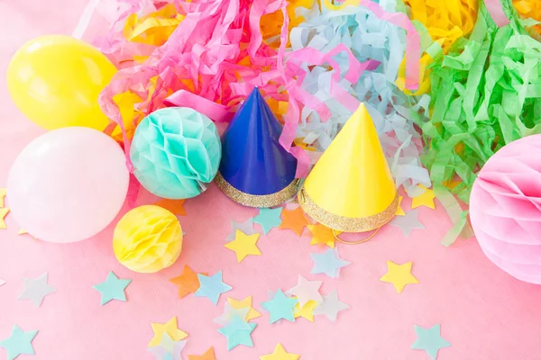 Kleurrijke decoratie voor een partij — Stockfoto