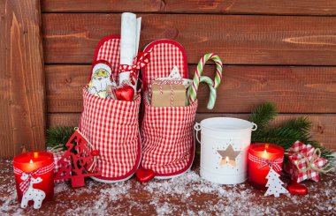 Neşeli Noel süsleri