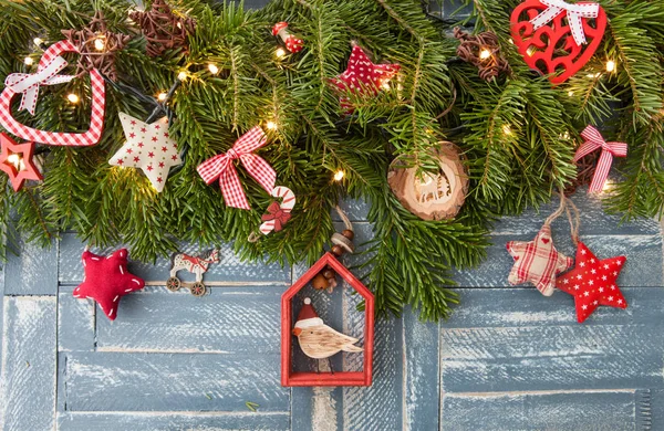 Allegro decorazioni natalizie — Foto Stock
