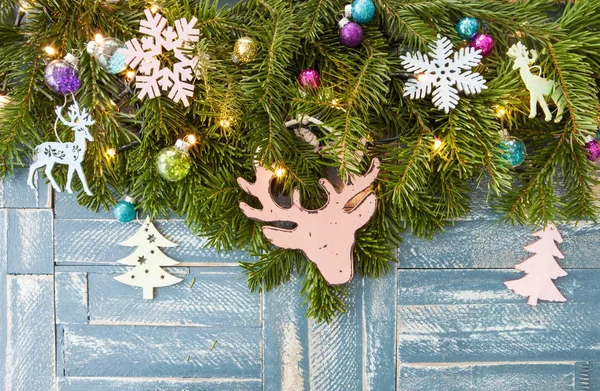 Vrolijke kerstdecoraties — Stockfoto