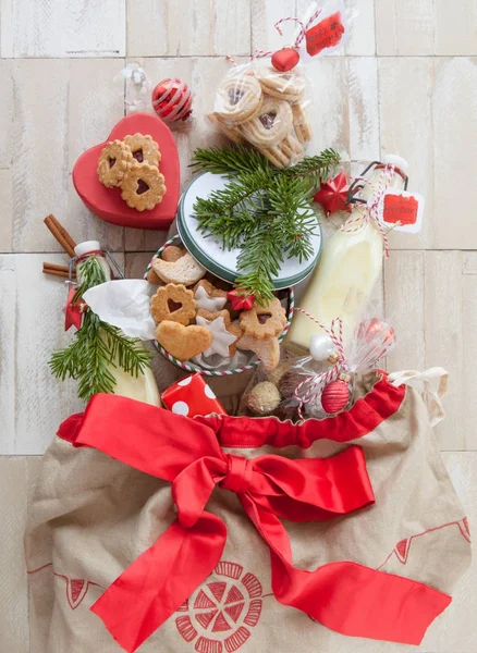 Homemade presents for christmas — Stock Photo, Image