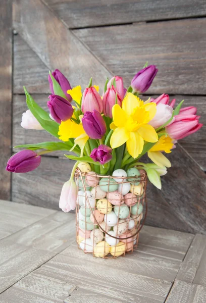 Mazzo di tulipani freschi — Foto Stock