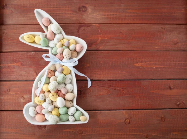 Čokoládová vajíčka na Velikonoce — Stock fotografie