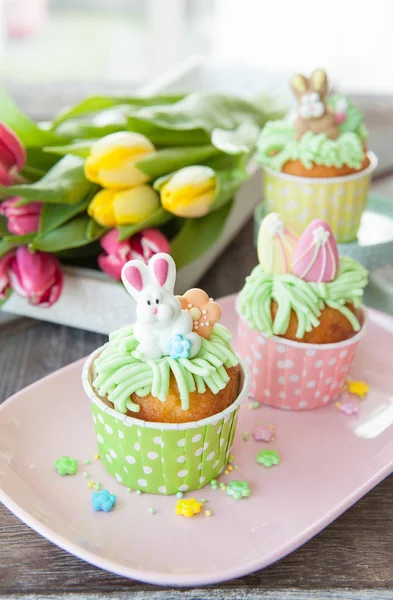 Little cupcake till påsk — Stockfoto