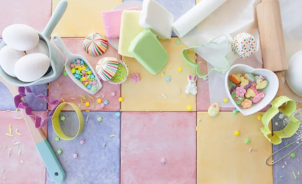 Ingredienti colorati di cottura — Foto Stock