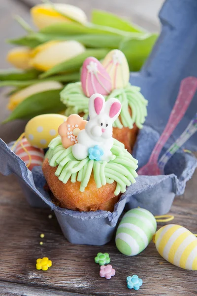 Little cupcake for easter — Stock Photo, Image