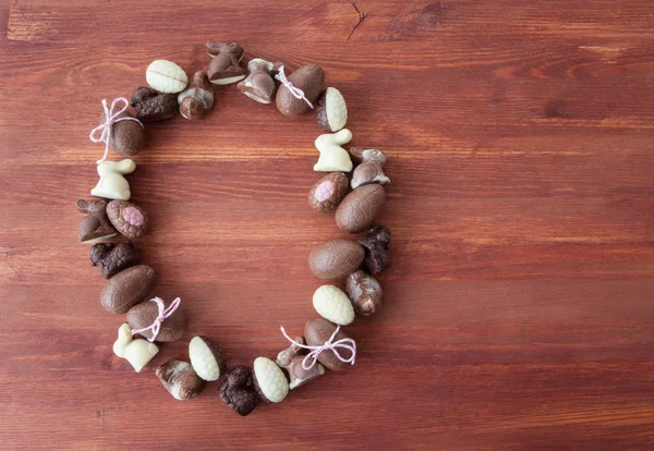 イースターのチョコレートの選択 — ストック写真