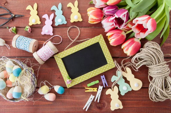 Decorazione allegra per Pasqua — Foto Stock