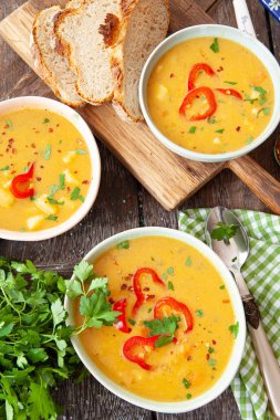 Sebzeli lezzetli güveç.