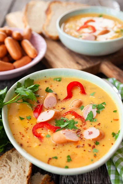 Guisado saboroso com legumes — Fotografia de Stock