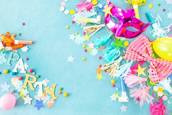 Coloful party decorations — Stock Photo, Image