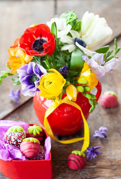 Kleurrijke Lentebloemen — Stockfoto