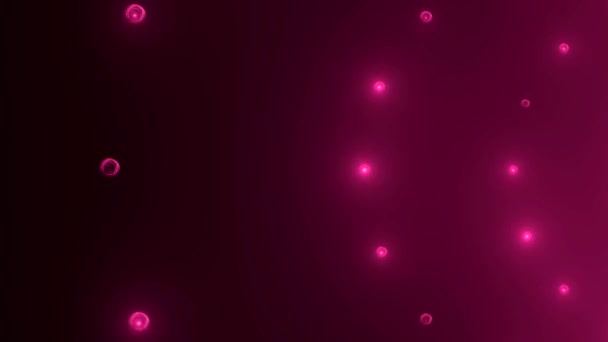 Túnel de luces ópticas de lentejuela abstracta transparente que se mueve con cambio de color en fondo negro en bucle 4k ultra HD — Vídeo de stock