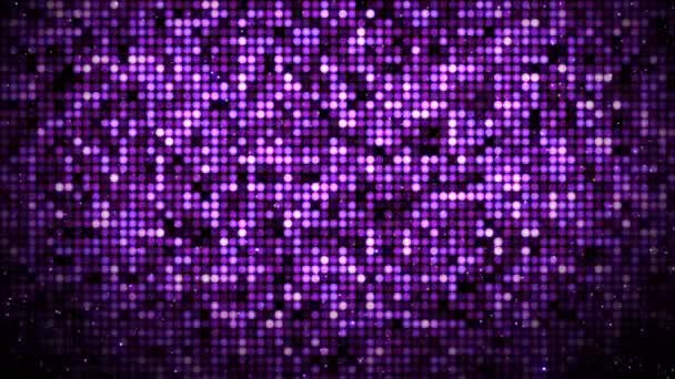 Naadloze abstracte spangle optic vloed lichten met kleur veranderende patroon gloeien en glinsterende op ruimte achtergrond in 4k ultra Hd lus — Stockvideo