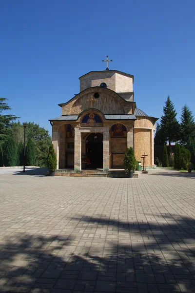 A Mount Vodno macedón ortodox egyház — Stock Fotó