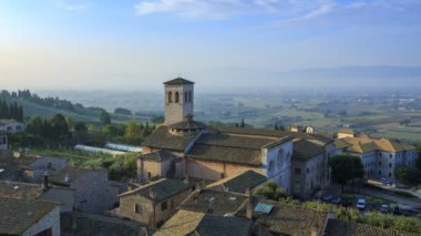 Assisi Timelapse St. Peters Abbey 4K Long 'da Sabah
