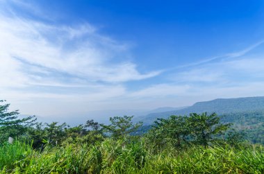 Güzel dağlar doğal peyzaj