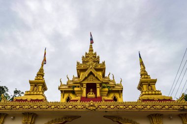 Laos Tapınağı 'ndaki Budist motifler