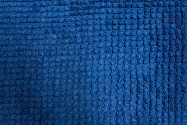 Pano Terry Azul Textura Tecido Tecido Foto Fundo Com Espaço — Fotografia de Stock