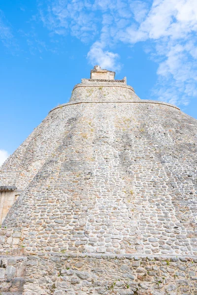 Adivino Pirâmide Mágico Pirâmide Anão Uxmal Uma Antiga Cidade Maia — Fotografia de Stock