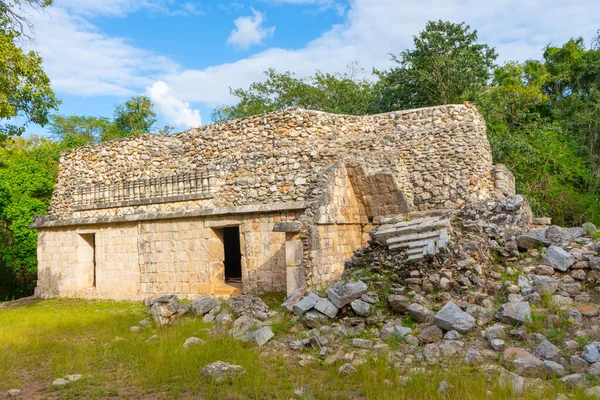 Palota Xlapak Vagy Xlapac Kis Maja Régészeti Lelőhely Yucatan Vagyok — Stock Fotó