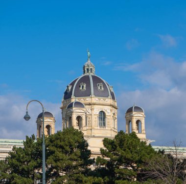Maria Theresa Meydanı 'ndaki (Maria-Theresien-Platz) Sanat Tarihi Müzesi (Kunsthistorisches Müzesi) Viyana, Wien, Avusturya